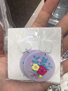 Floral Statement Earrings any1
