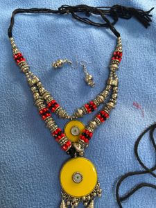 Boho Tribal Necklace & Earring Set