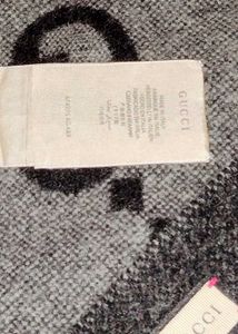 Gucci GG Logo Cashmere jacquard Scarf