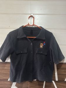 Cute Bear Crop Shirt