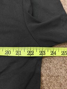Black T-Shirt with White X Graphic