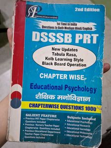 DSSSB PRT Exam Prep Book