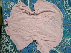 Y2K Pink Ruffle Button-Up Top