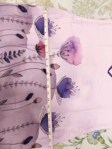 masleen cotton Kurta pant with dupatta lavender