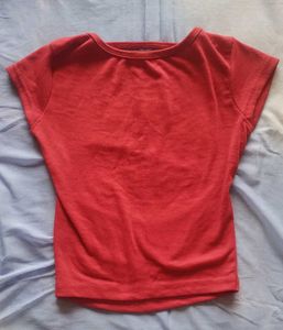Pinteresty Red Backless Crop top