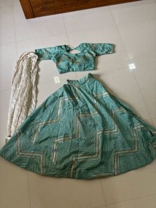 Teal Lehenga Choli Set