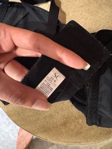 Black Leatherette Tee Bra