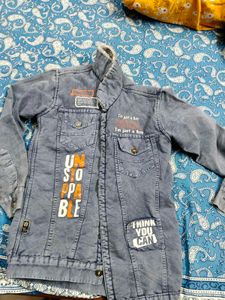 Boys Denim Jacket with Fur Lining