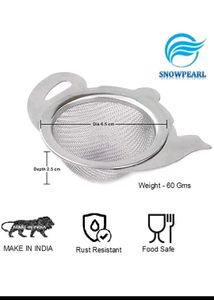 Stainless Steel Tea Strainer with bowl