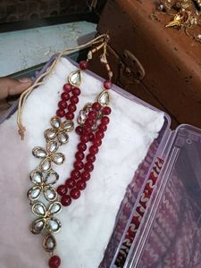 Elegant Beaded Necklace &amp; Earring Set