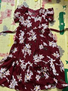 Floral Print Midi Dress