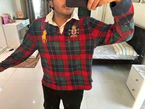 Ralph Lauren Rare vintage Plaid Rugby Shirt