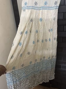 white long kurti