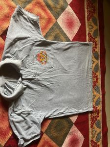 Men and women  Grey Graphic T-Shirt