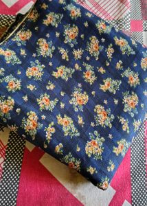 5 metar Floral Print Dress Material