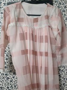 Pretty Pink Pleated Tops