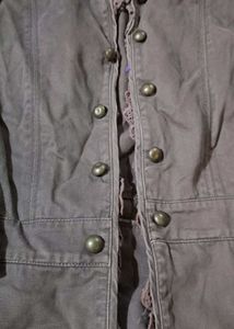 Vintage Button-Front Jacket