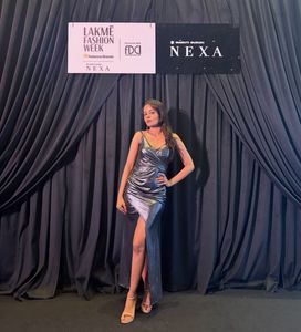 Sparkling Silver Gown