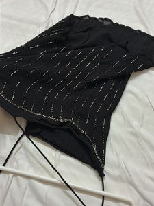 Sparkly Black Camisole Top