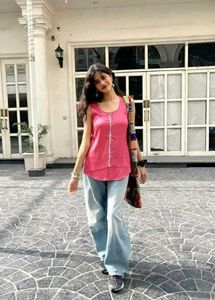 💗Asthetic pink top 💛