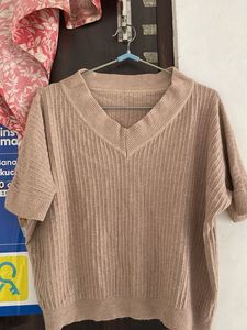 light brown top