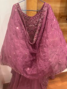 Embellished Anarkali Gown with Hand Worked Embelli