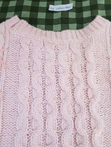 SALE ❗Coquette Pink Cable Knit Sweater