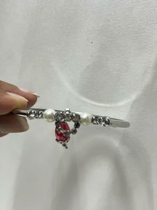 Elegant Princess Red Charm Bracelet