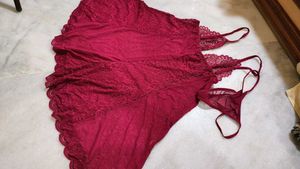 Beautiful Red Lace Nightgown