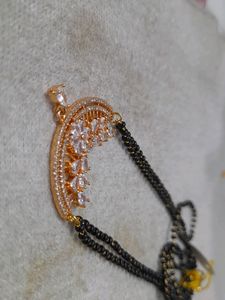 Ad Diamond 💎 Rose Gold Polish Mangalsutra