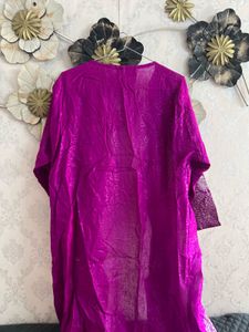 Vibrant Magenta Embroidered shrug
