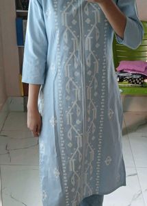 Light Blue Ethnic Kurta