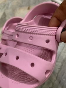 Pink Crocs Sandals