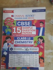 Oswaal Books CBSE Class 12 Chemistry Sample Papers