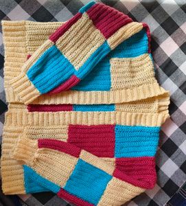 Pastel Patchwork crochet Cardigan 🧶