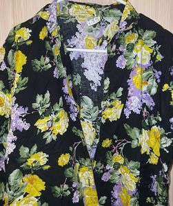 Floral Print T Shirt