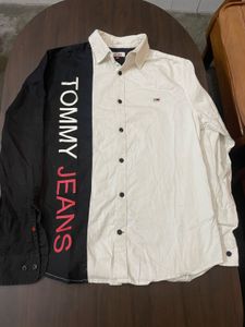 Tommy Hilfiger black and white shirt