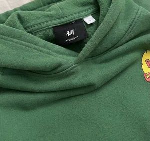 H&amp;M Green Graphic Print Hoodie