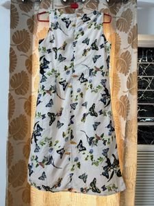 white floral dress