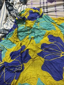 Vibrant Floral Print Kurta