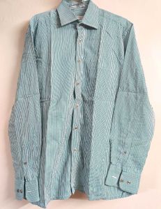 🆕 Peter England Striped Cotton Shirt