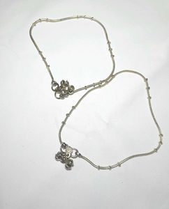 {Free Delivery🌺}Elegant Artificial Silver Anklet