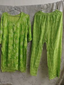 Vibrant Green Kurta Set