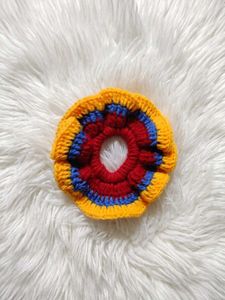 Handmade Crochet Hair Scrunchie