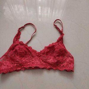 Red Lace Bralette PRICE DROP(LOWEST EVER)