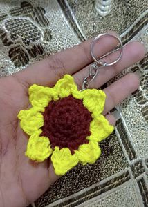 Sunflower Keychain