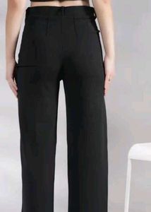 Wide Leg Dress Pants - Black, Brown, Beige