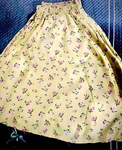 Vibrant Pink and yellow Ikat Pattern skirt shorts
