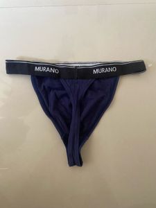 Murano Navy Blue Thong