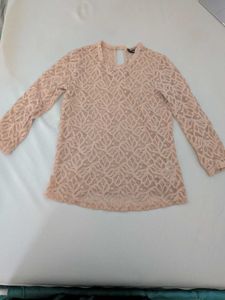 Sheer Lace full sleeve Top vero moda